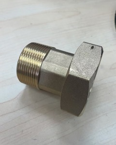 Water meter connector 1 1/2"m x 2"fm (pair)